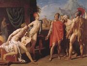 Jean Auguste Dominique Ingres Achilles Receives the Envoys of Agamemnon (mk04) Spain oil painting artist